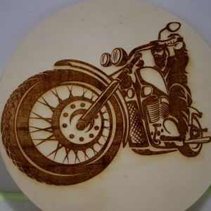 Ride On...Custom motorcycle laser engraving